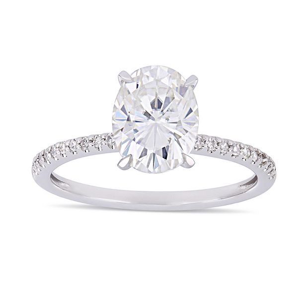 Stella Grace Oval Cut Lab-Created Moissanite 1/10 Diamond, 48% OFF