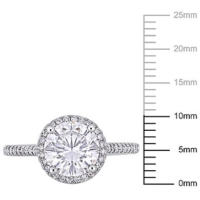 Stella Grace 2 ct. T.W. Lab-Created Moissanite & 1/4 ct. T.W. Diamond Engagement Ring