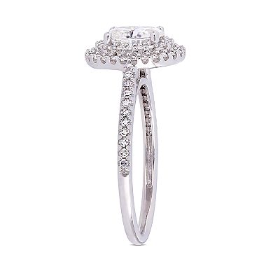 Stella Grace 1 ct. T.W. Lab-Created Moissanite & 1/3 ct. T.W. Diamond Oval Double Halo Engagement Ring