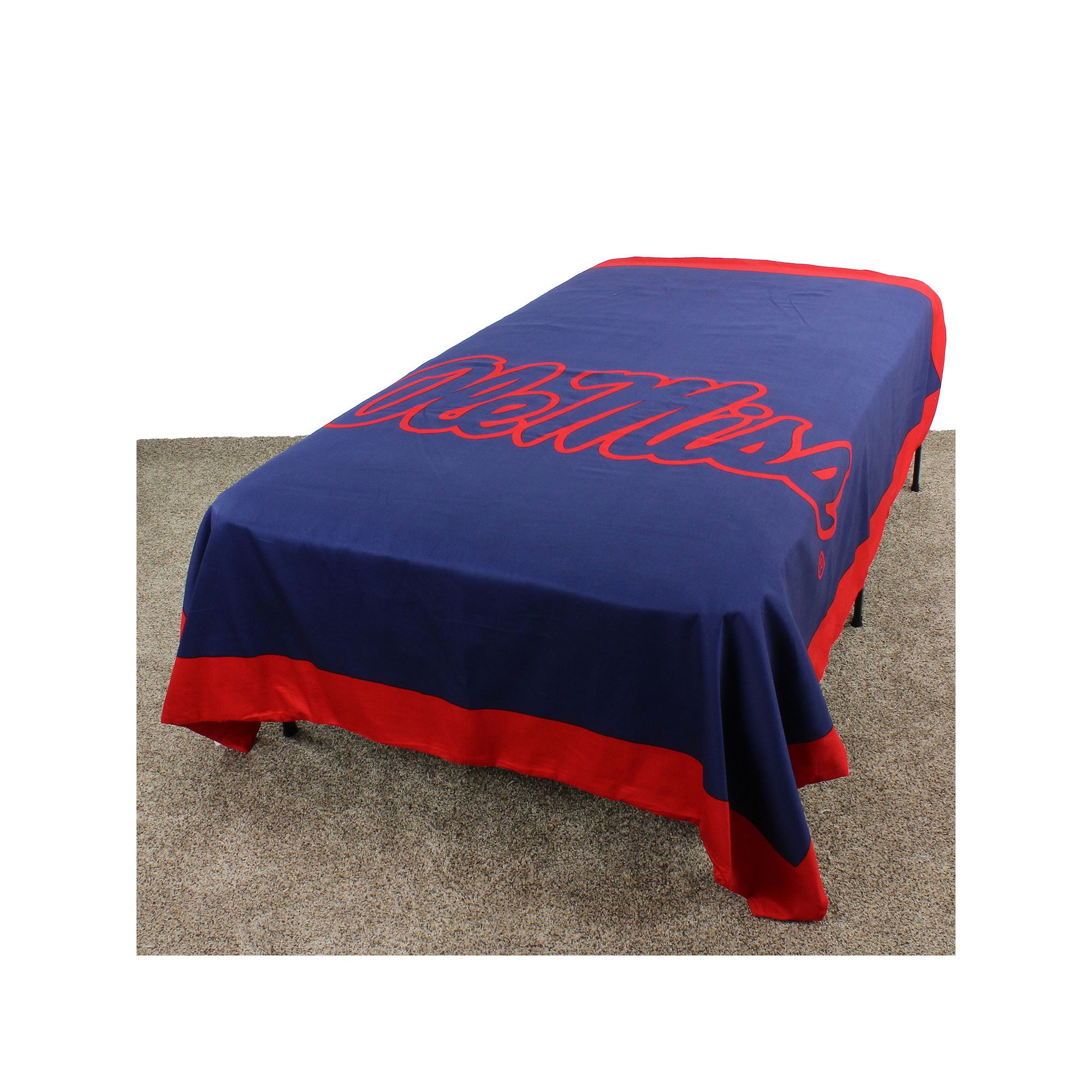 Ole Miss Rebels Twin-Size Duvet Cover, Team