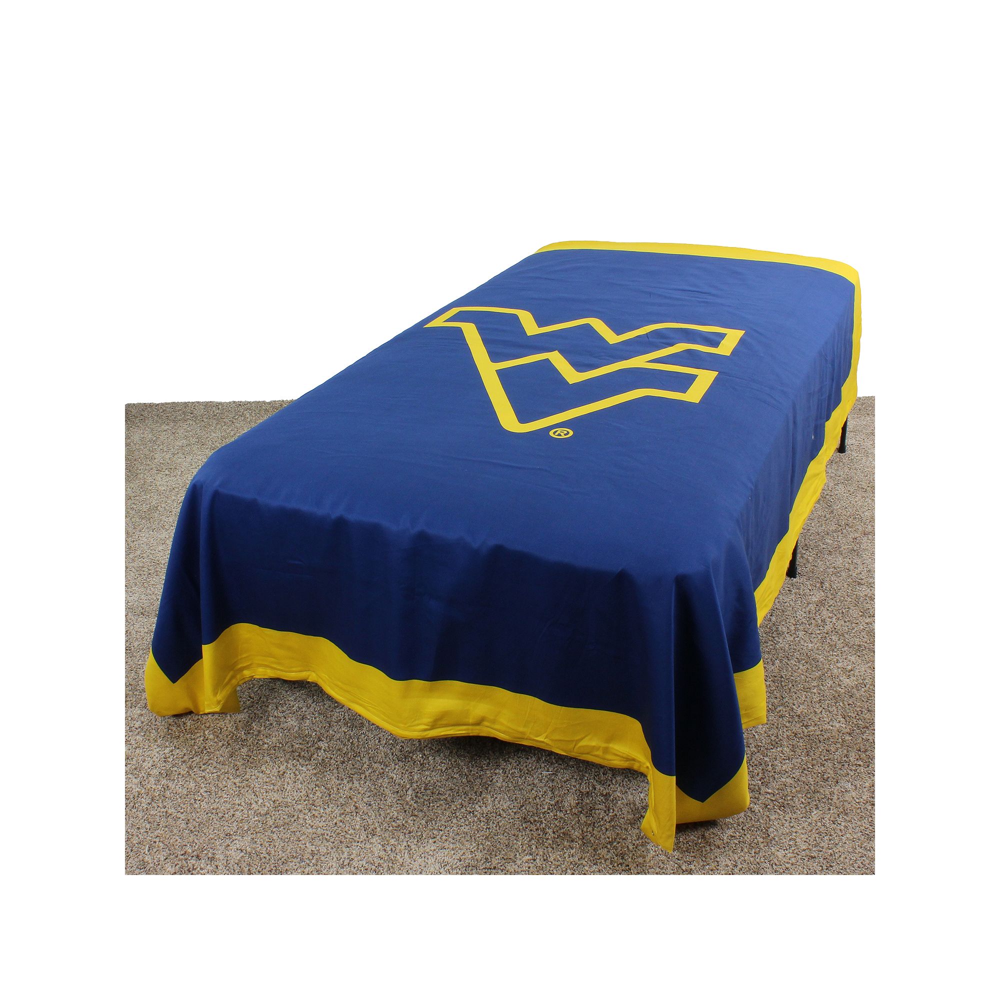 West Virginia Mountaineers Twin-Size Duvet Cover, Team
