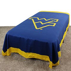 Lids West Virginia Mountaineers 50'' x 60'' Plush Raschel Throw Blanket