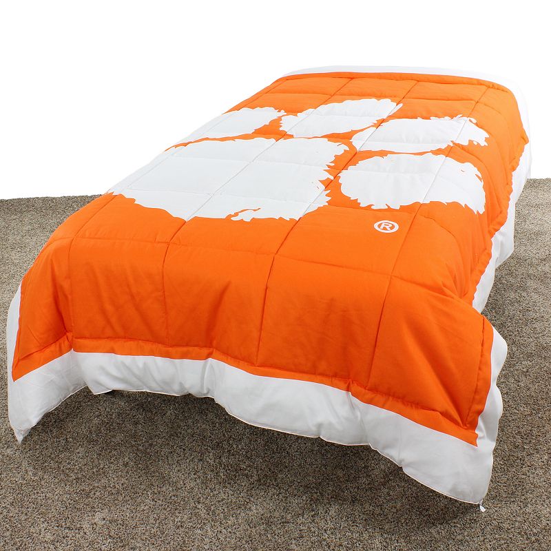 Clemson Tigers Twin-Size Light Comforter, Multicolor