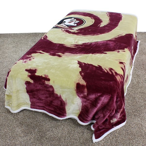 Florida State Seminoles Sherpa Throw Blanket