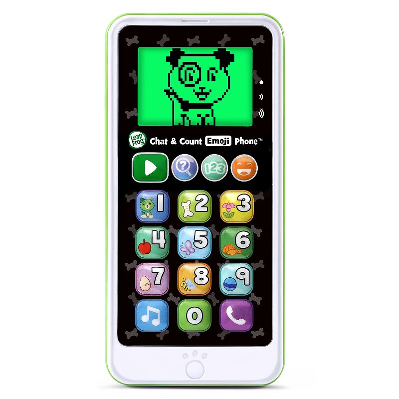 54202033 LeapFrog Scout Chat & Count Emoji Phone, Green sku 54202033