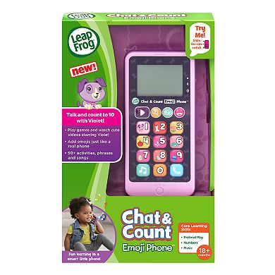 LeapFrog Violet Chat & Count Emoji Phone