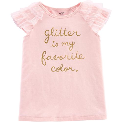 Girls 412 Carter's "Glitter Is My Favorite Color" Tee