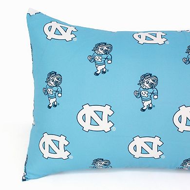 NCAA North Carolina Tar Heels Set of 2 King Pillowcases