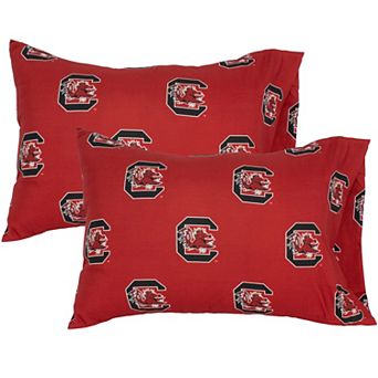 NCAA South Carolina Gamecocks Set of 2 King Pillowcases