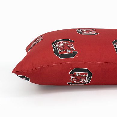 NCAA South Carolina Gamecocks Set of 2 King Pillowcases