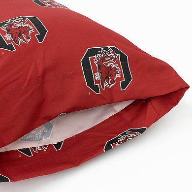 NCAA South Carolina Gamecocks Set of 2 King Pillowcases