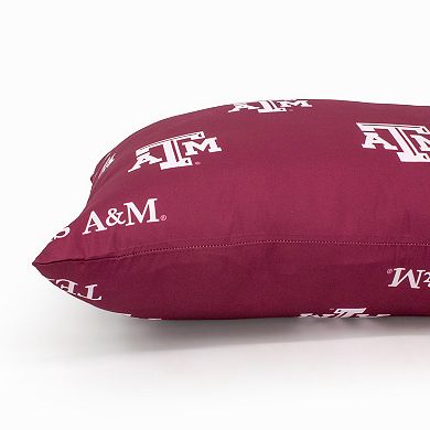 NCAA Texas A&M Aggies Set of 2 King Pillowcases