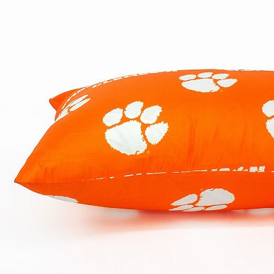 NCAA Clemson Tigers Set of 2 King Pillowcases