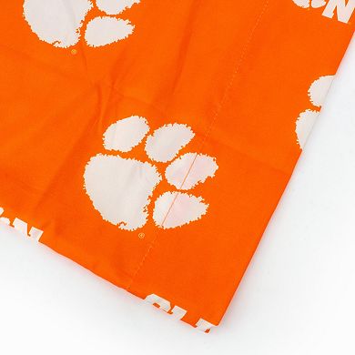 NCAA Clemson Tigers Set of 2 King Pillowcases