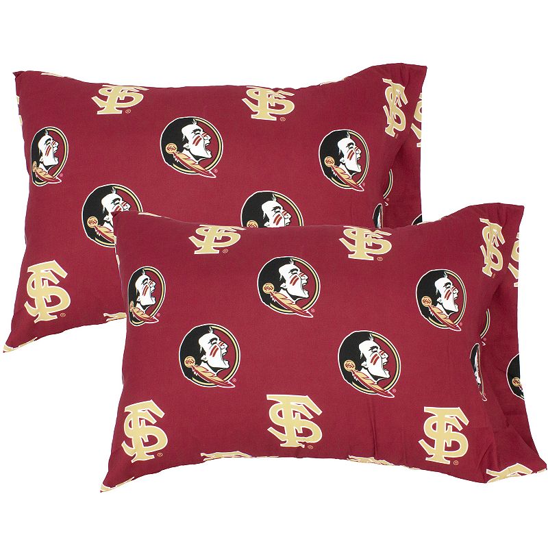 Florida State Seminoles King-Size Pillowcase Set, Multicolor, King Set