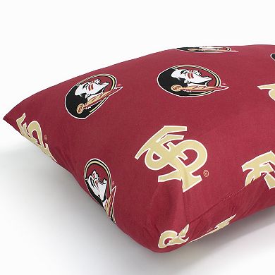 NCAA Florida State Seminoles Set of 2 King Pillowcases