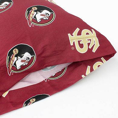 NCAA Florida State Seminoles Set of 2 King Pillowcases