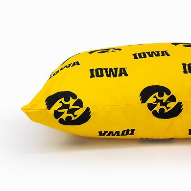 NCAA Iowa Hawkeyes Set of 2 King Pillowcases