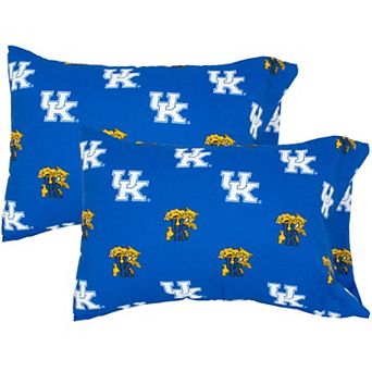 NCAA Kentucky Wildcats Set of 2 King Pillowcases