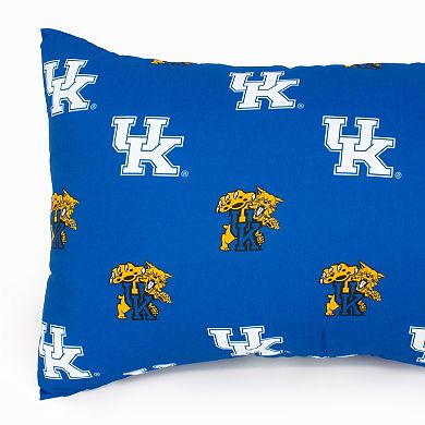 NCAA Kentucky Wildcats Set of 2 King Pillowcases