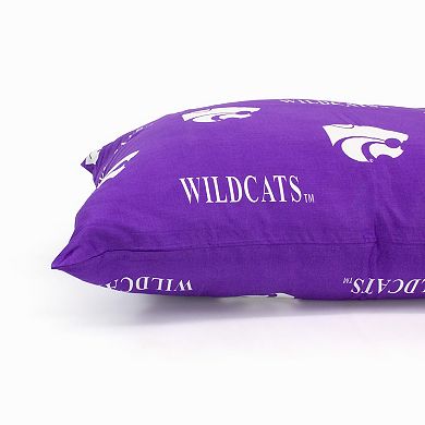 NCAA Kansas State Wildcats Set of 2 King Pillowcases