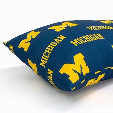 NCAA Michigan Wolverines Set of 2 King Pillowcases