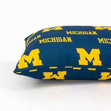 NCAA Michigan Wolverines Set of 2 King Pillowcases