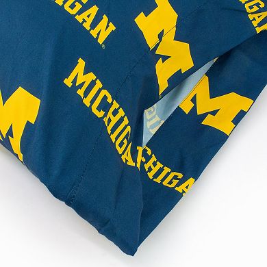 NCAA Michigan Wolverines Set of 2 King Pillowcases