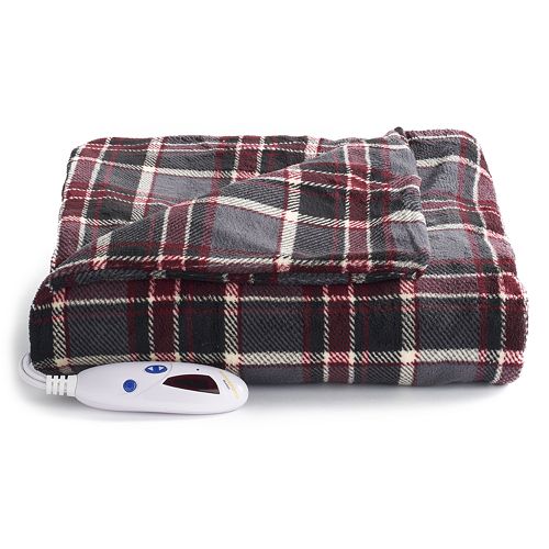 Biddeford Heated Plush Electric Throw