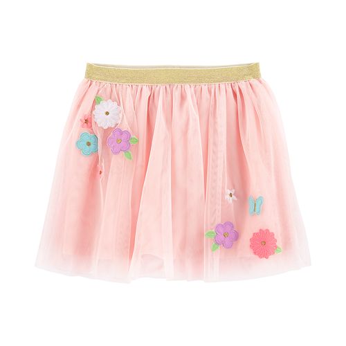 Girls 414 Carter's Floral Tulle Skirt