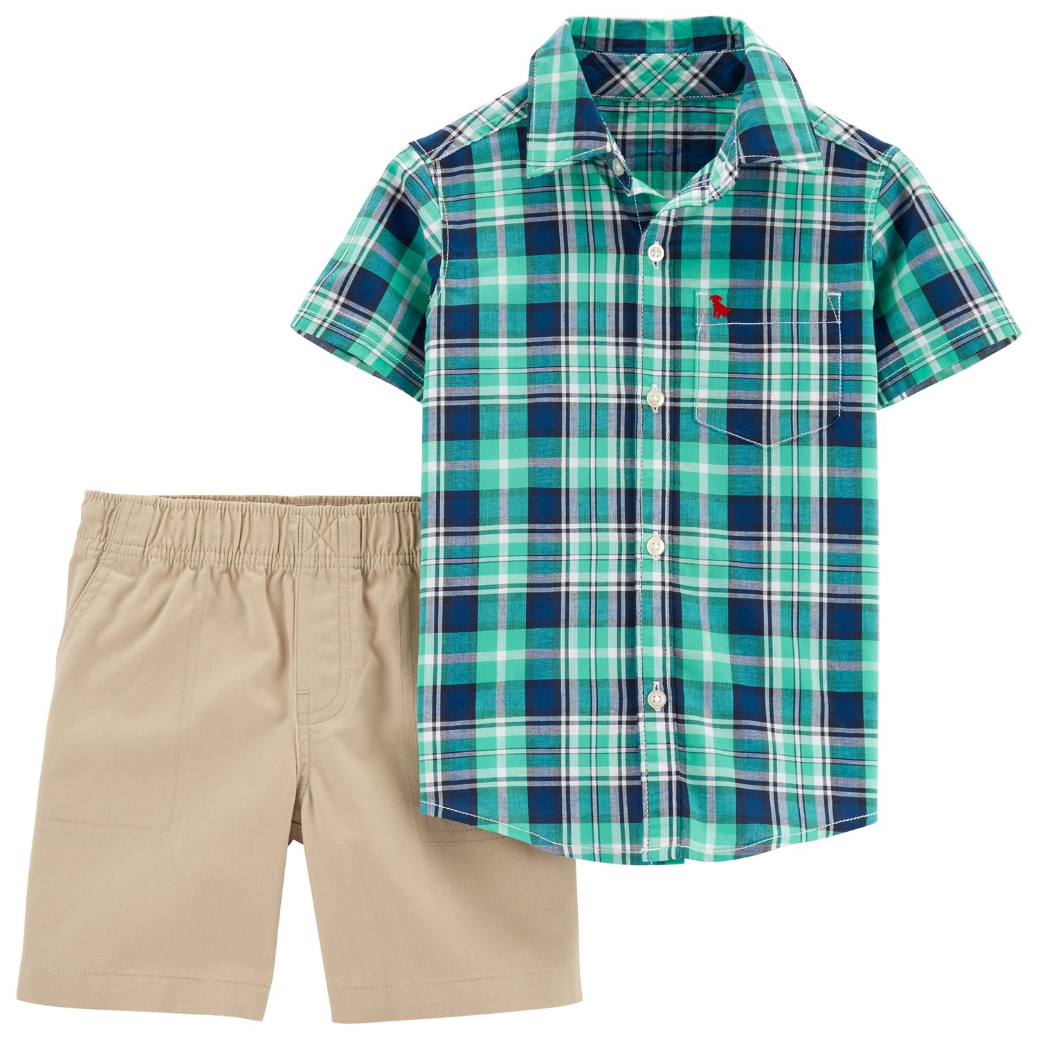 baby boy tartan shorts