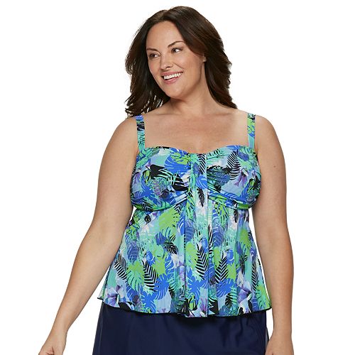 flared tankini top