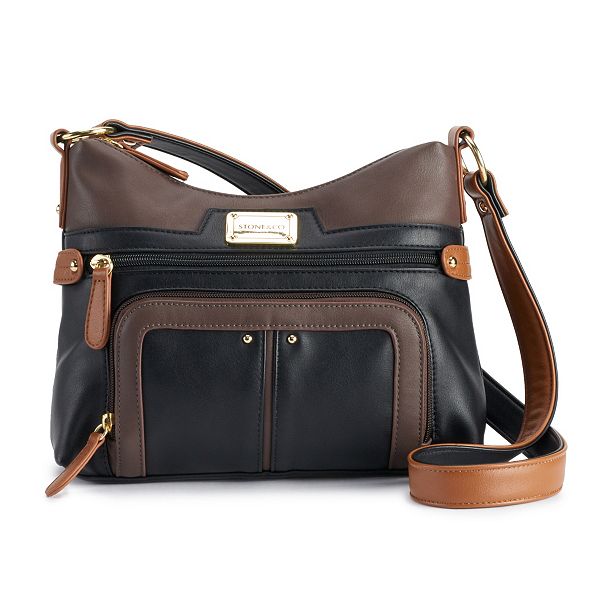 Kohls hot sale leather handbags