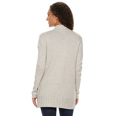 Women's Sonoma Goods For Life® Supersoft Airy Shawl Collar Cardigan