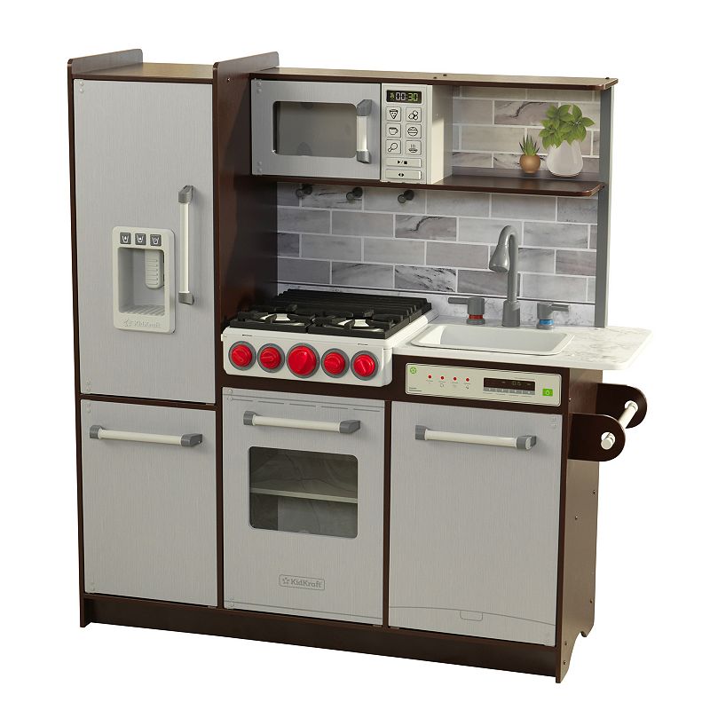 KidKraft Uptown Elite Espresso Play Kitchen with EZ Kraft Assembly ??