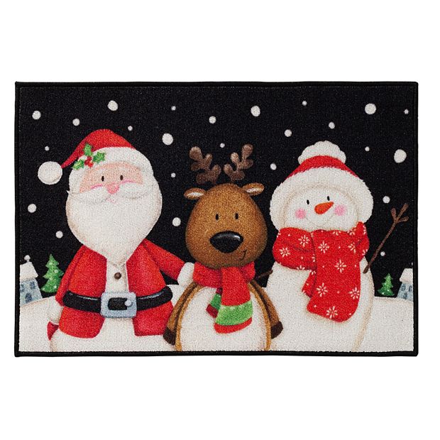 Dog's Winter Adventure Multi Indoor/Outdoor Rug - 20 x 30