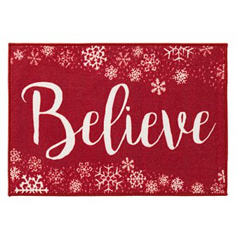 Loomaknoti Believe Snow Whirl Accent Rug - 20'' x 30''