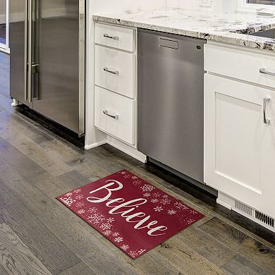 Loomaknoti Believe Snow Whirl Accent Rug - 20'' x 30''