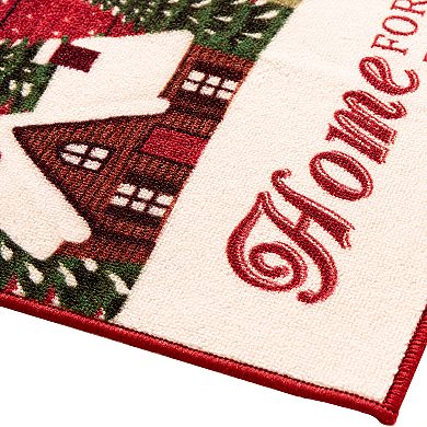 Natco Wintery Christmas Village Accent Rug - 20'' x 30''