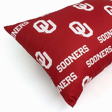 Oklahoma Sooners Body Pillowcase