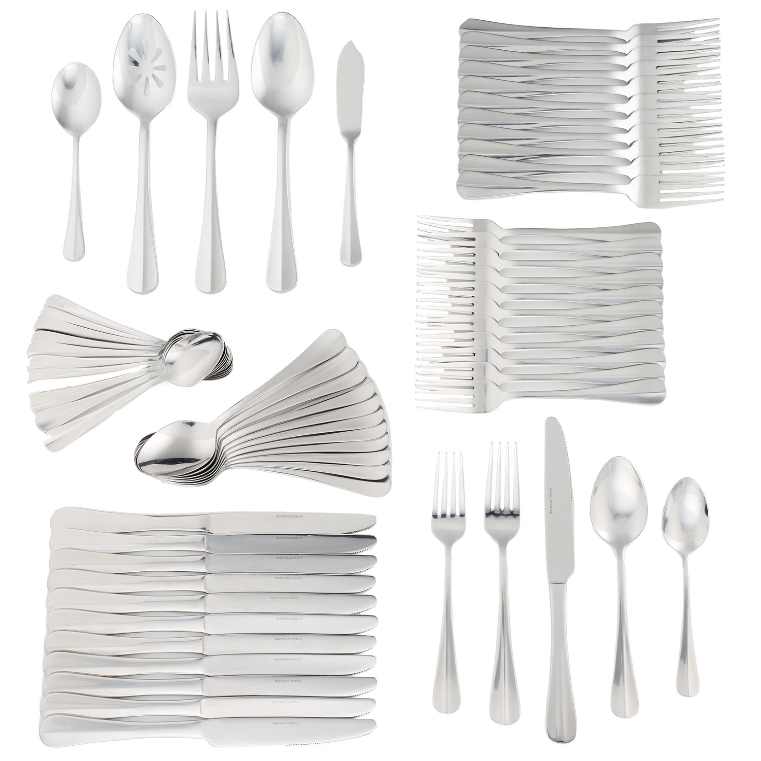 Food Network™ Mirror 65-Piece Flatware Set