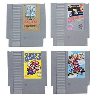 Nintendo NES Cartridge Drink Coasters