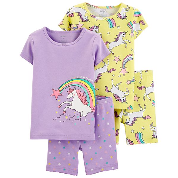 Baby Girl Carter's Unicorns & Rainbows Tops & Bottoms Pajama Set