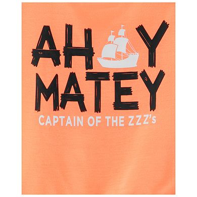Toddler Boy Carter's "Ahoy Matey" Top & Shorts Pajama Set