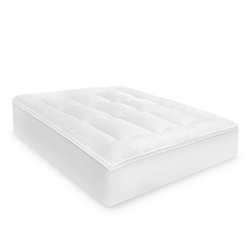 sensorpedic classic memory foam and fiber 2.5 in.bed toppe