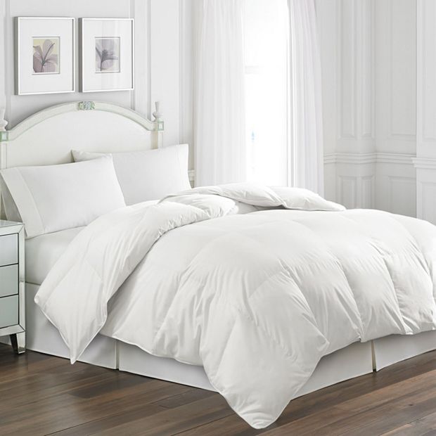 Hotel Suite Goose Feather & Down Comforter - White - Twin