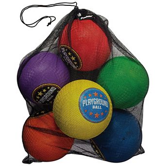 Franklin Sports 6-Pack 10" Vinyl Playground Ball Set