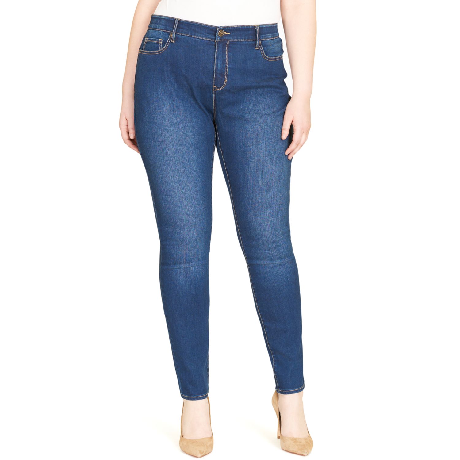 gloria vanderbilt plus size amanda skinny jeans