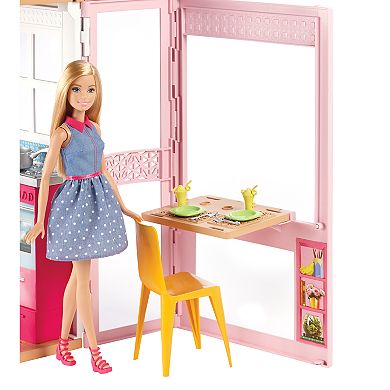 Mattel Barbie Glam House & 3 Doll Set