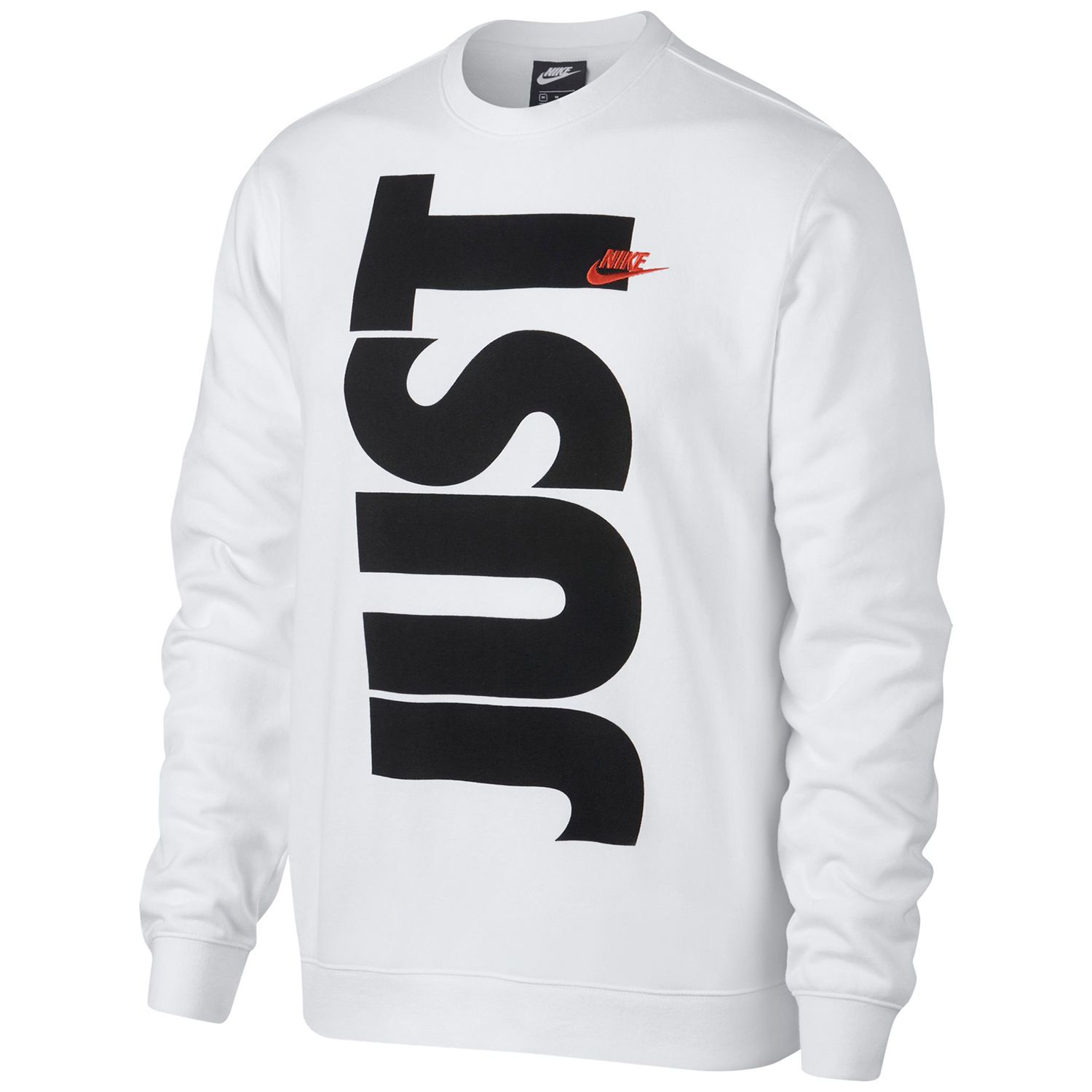 just do it white sweatshirt